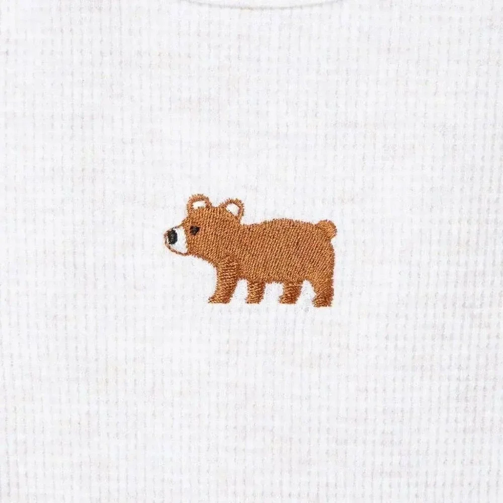 Carters 3pc Vest Set Baby Boys 9M Red‎ Buffalo Plaid Sherpa Bear New